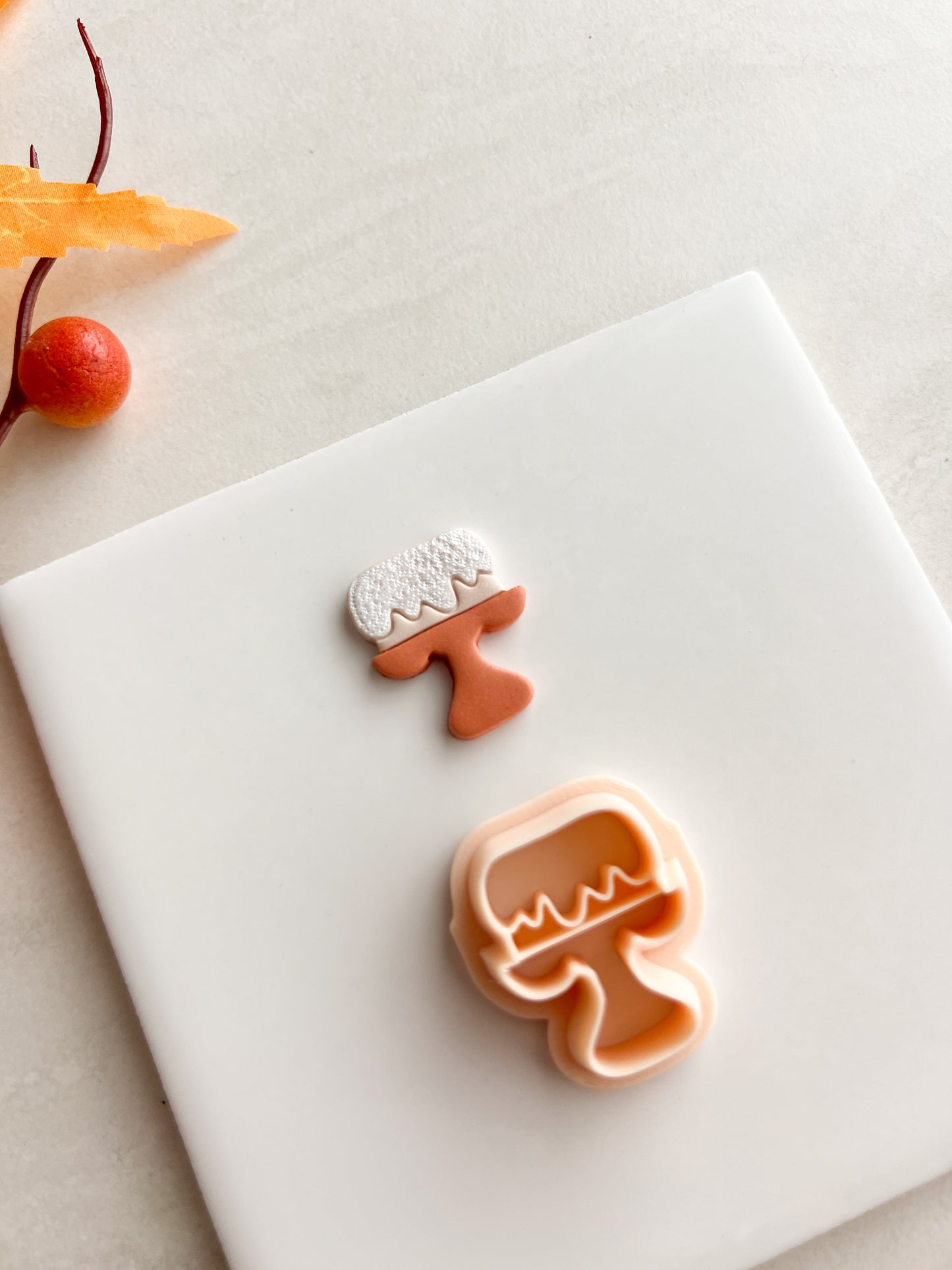 Cake Stand Clay Cutter | Cake Stand Polymer Clay Cutter for DIY Dessert Earrings Bakery-Themed Jewelry and Handmade Elegant Accessories