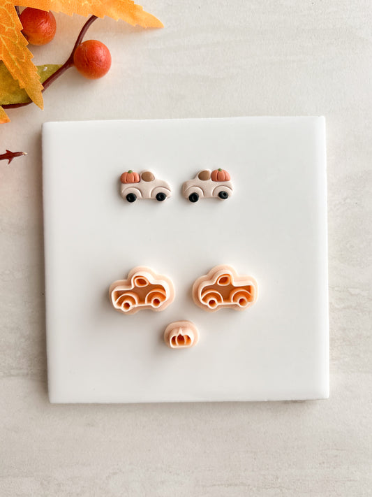 Truck Stud No. 2 Clay Cutter | Truck Stud Polymer Clay Cutter for DIY Farmhouse Earrings Rustic Jewelry and Handmade Vehicle-Themed Accessories