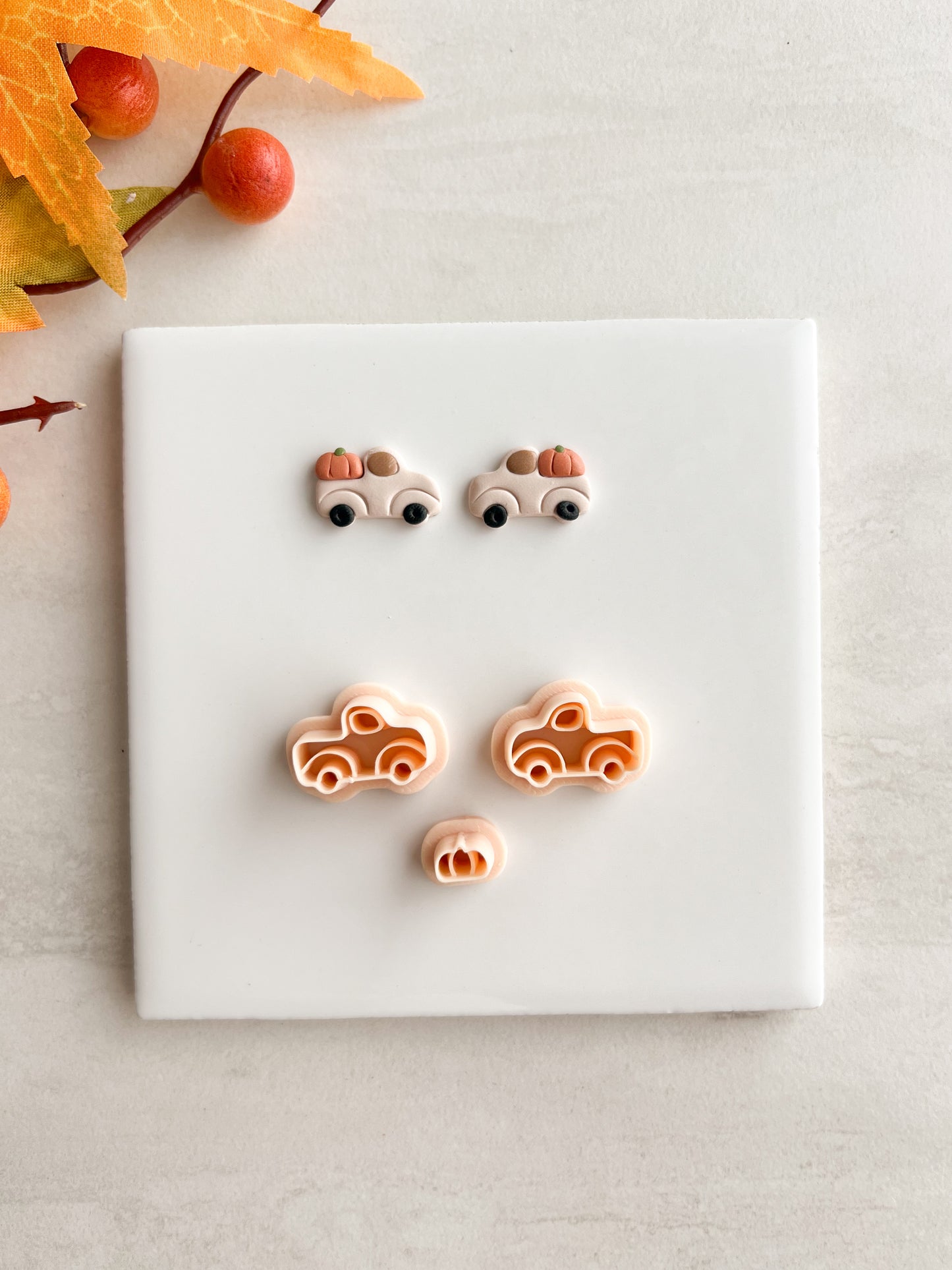 Truck Stud No. 2 Clay Cutter | Truck Stud Polymer Clay Cutter for DIY Farmhouse Earrings Rustic Jewelry and Handmade Vehicle-Themed Accessories