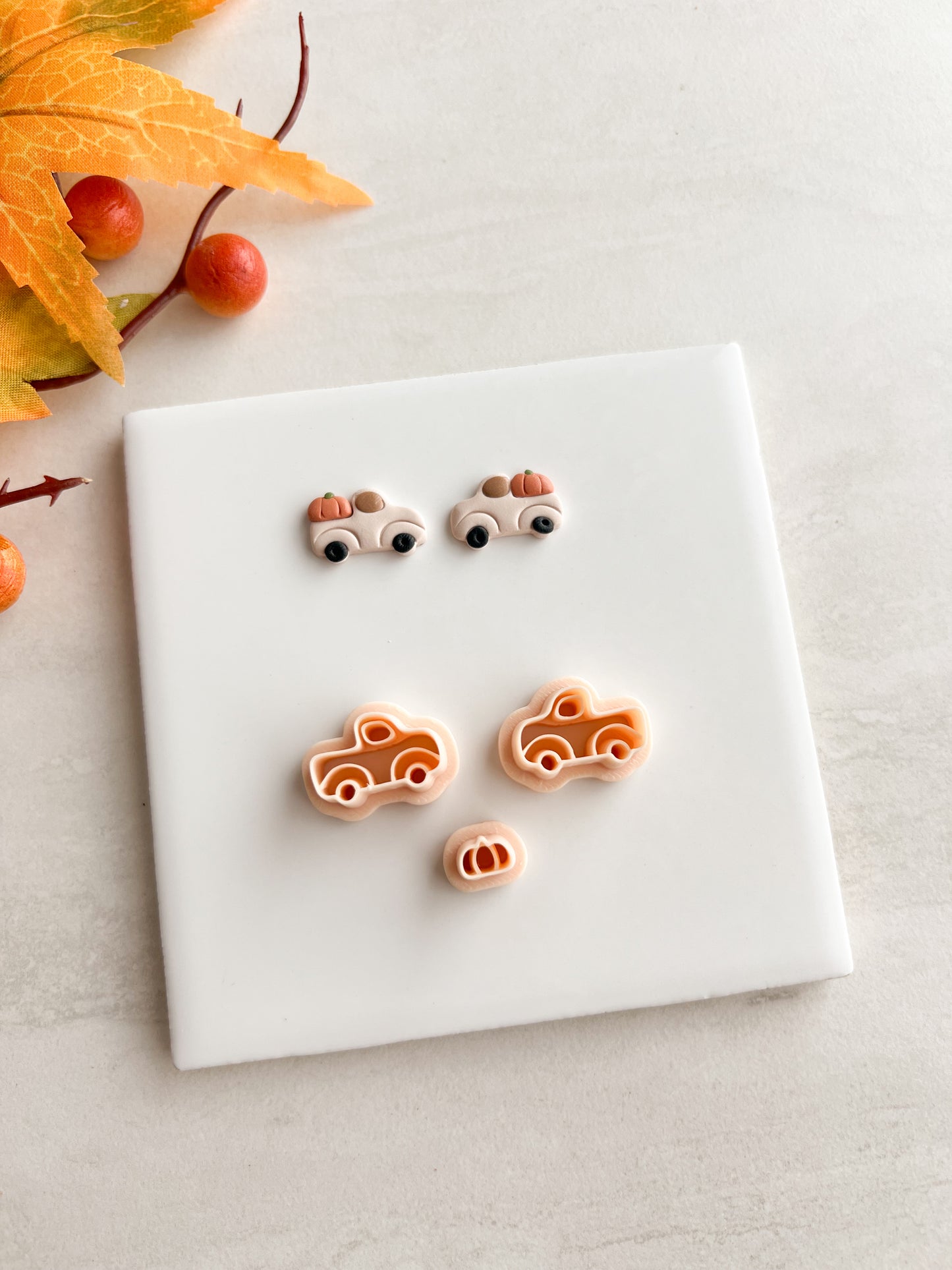 Truck Stud No. 2 Clay Cutter | Truck Stud Polymer Clay Cutter for DIY Farmhouse Earrings Rustic Jewelry and Handmade Vehicle-Themed Accessories