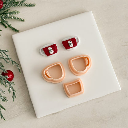 2025 Basic Mug | Festive Polymer Clay Cutter