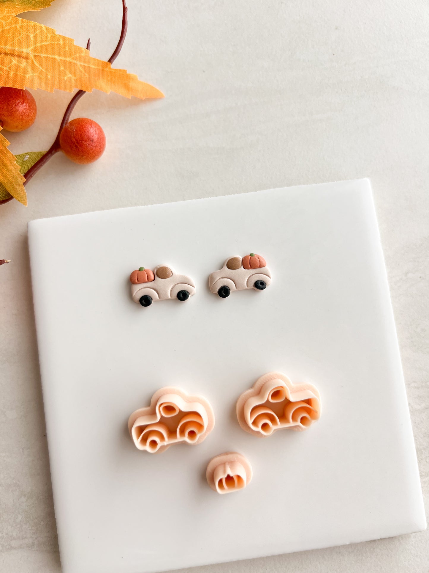 Truck Stud No. 2 Clay Cutter | Truck Stud Polymer Clay Cutter for DIY Farmhouse Earrings Rustic Jewelry and Handmade Vehicle-Themed Accessories