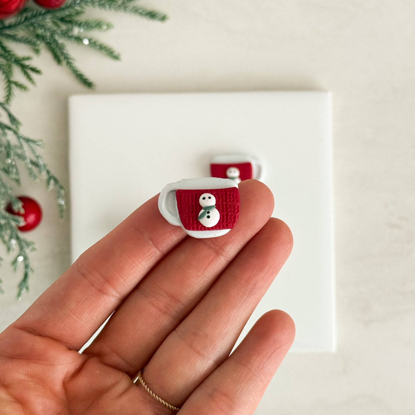 2025 Basic Mug | Festive Polymer Clay Cutter