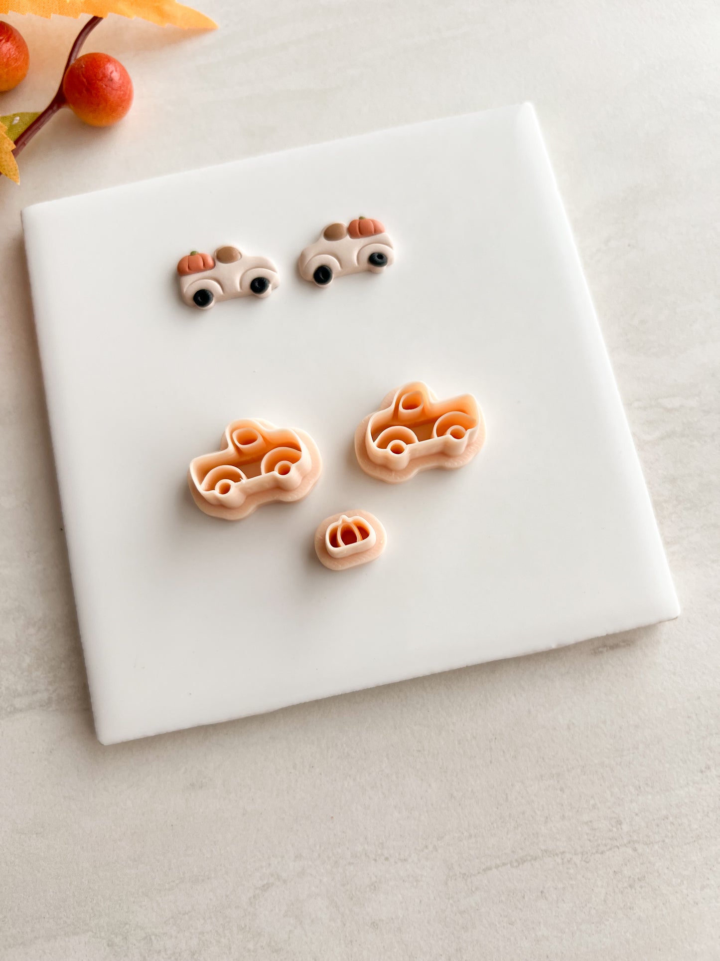 Truck Stud No. 2 Clay Cutter | Truck Stud Polymer Clay Cutter for DIY Farmhouse Earrings Rustic Jewelry and Handmade Vehicle-Themed Accessories