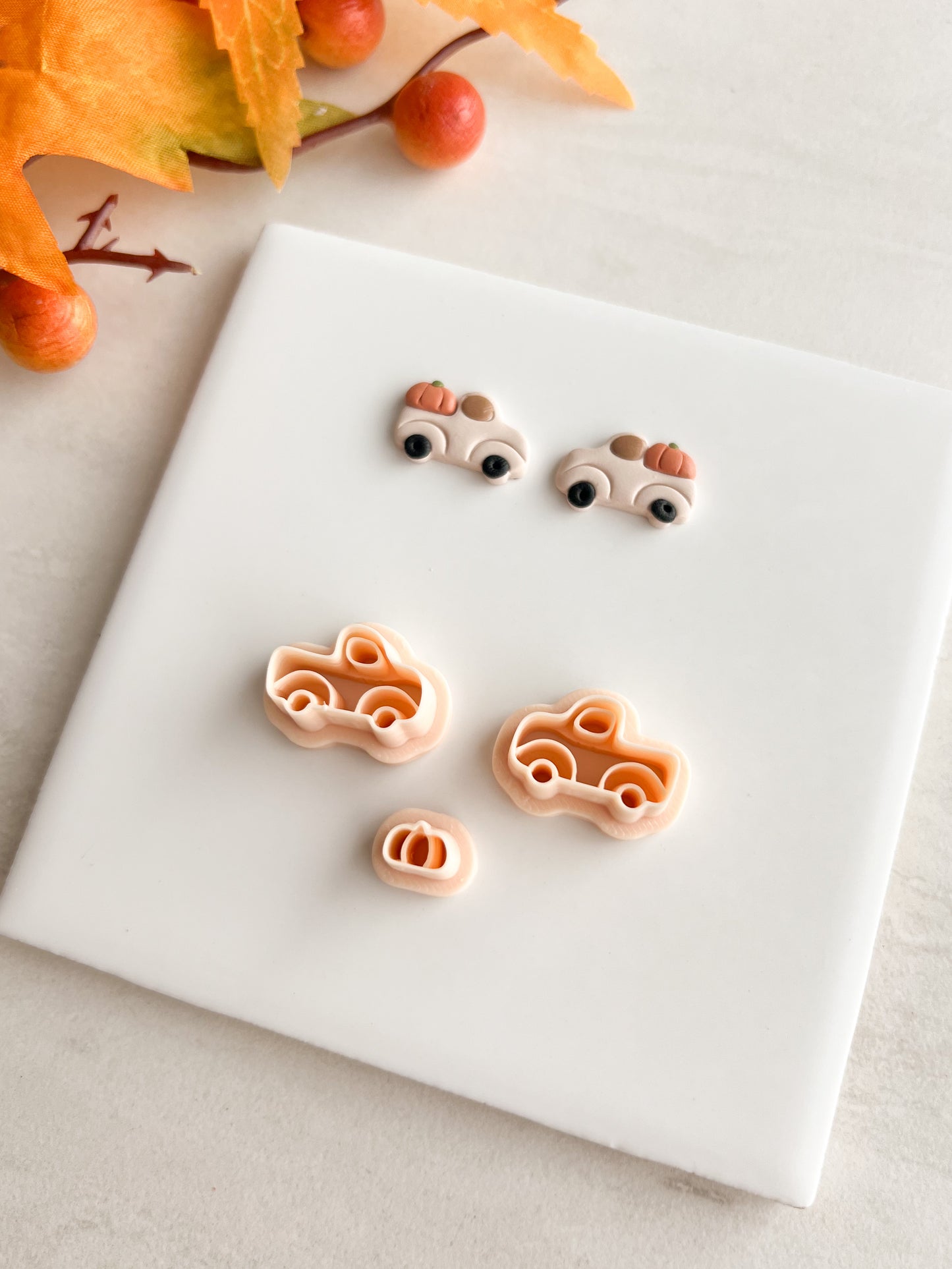 Truck Stud No. 2 Clay Cutter | Truck Stud Polymer Clay Cutter for DIY Farmhouse Earrings Rustic Jewelry and Handmade Vehicle-Themed Accessories