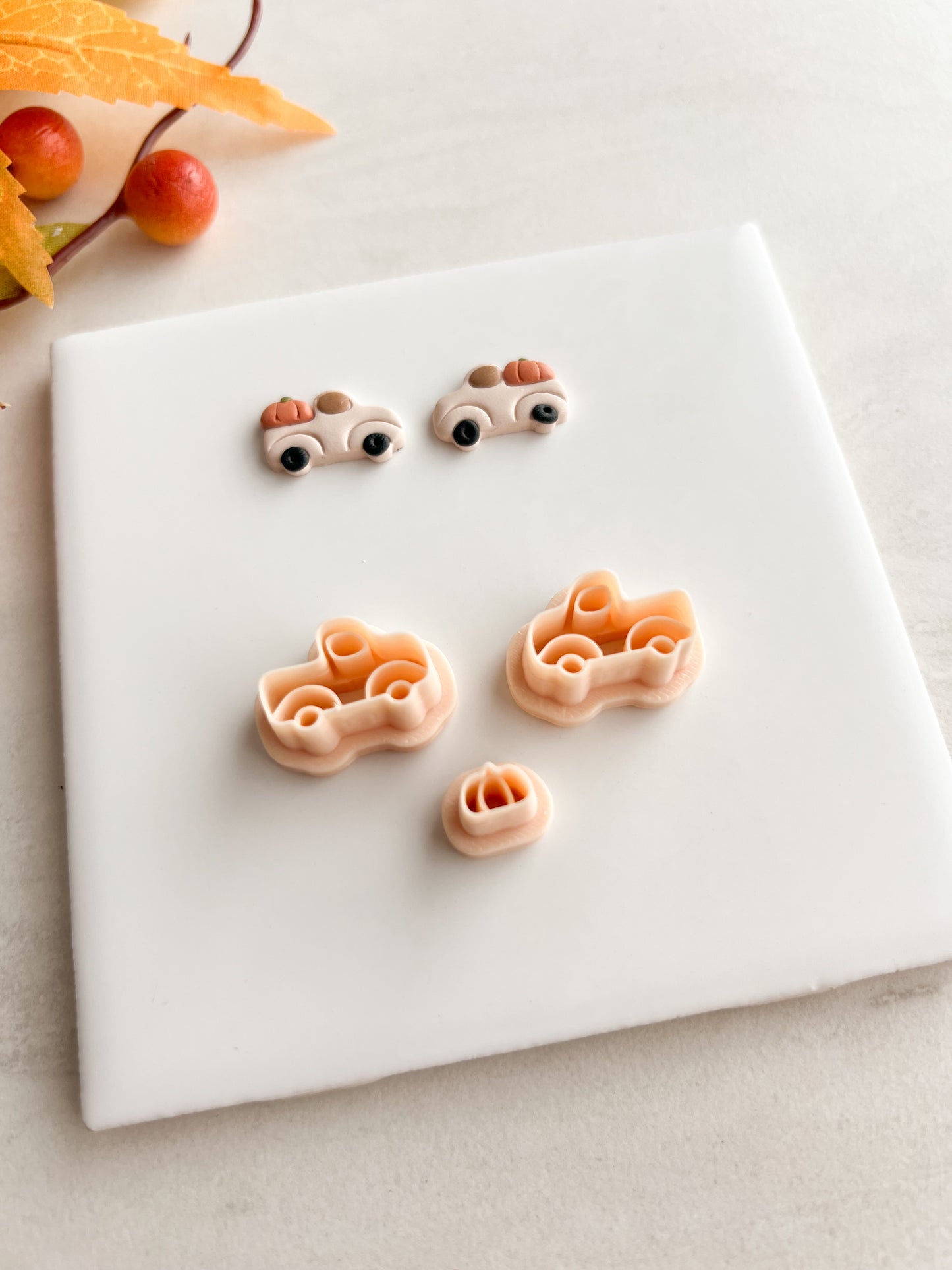 Truck Stud No. 2 Clay Cutter | Truck Stud Polymer Clay Cutter for DIY Farmhouse Earrings Rustic Jewelry and Handmade Vehicle-Themed Accessories