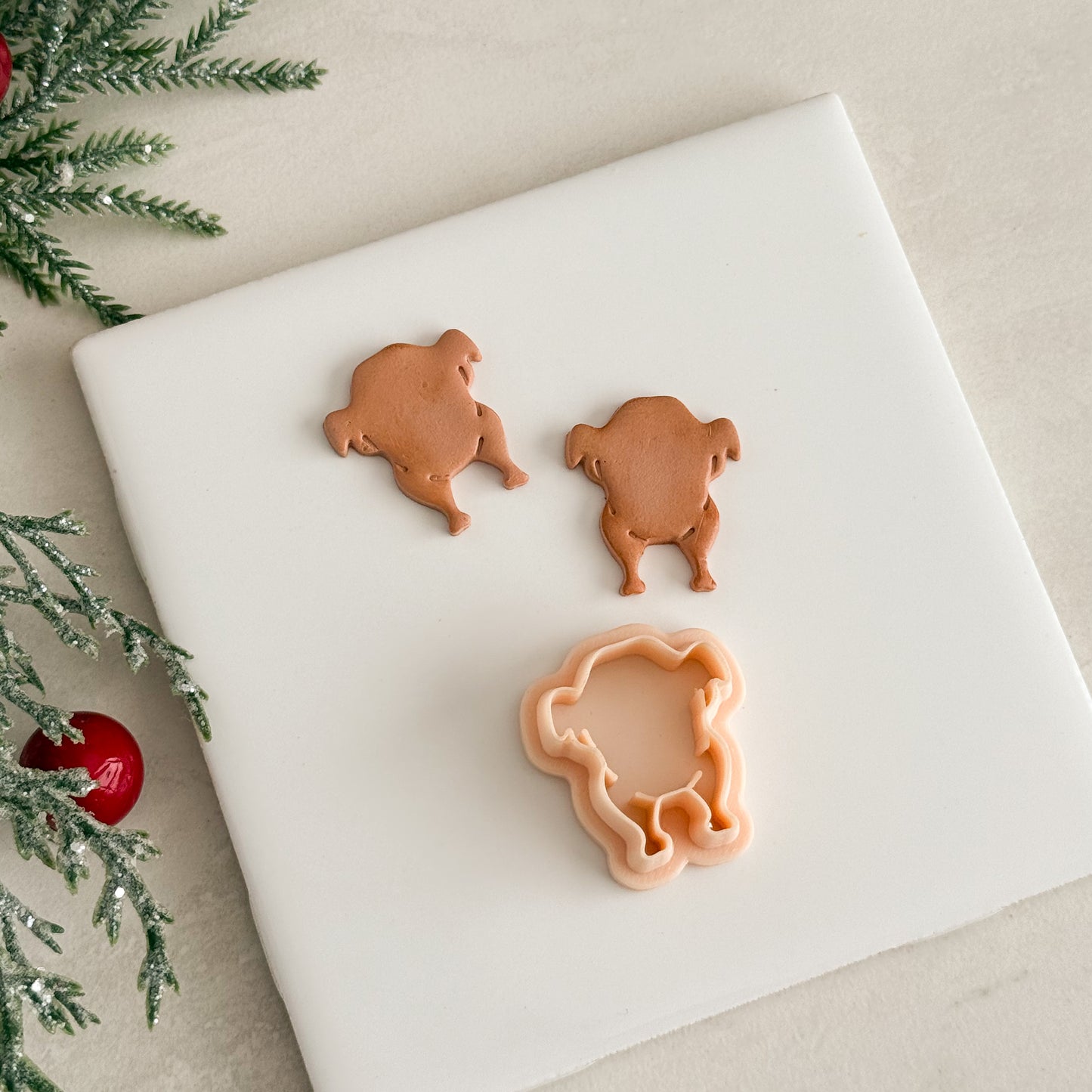 2025 Thanksgiving Turkey | Festive Polymer Clay Cutter