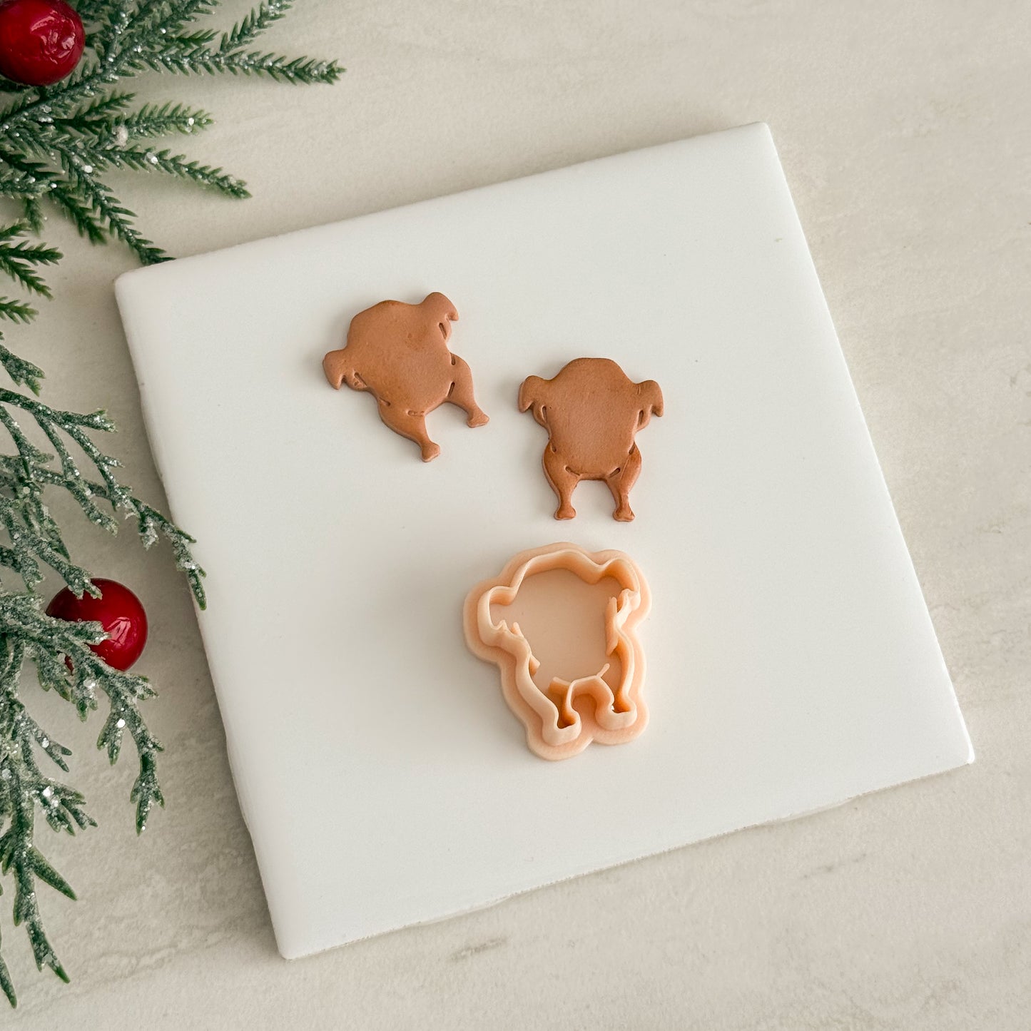 2025 Thanksgiving Turkey | Festive Polymer Clay Cutter