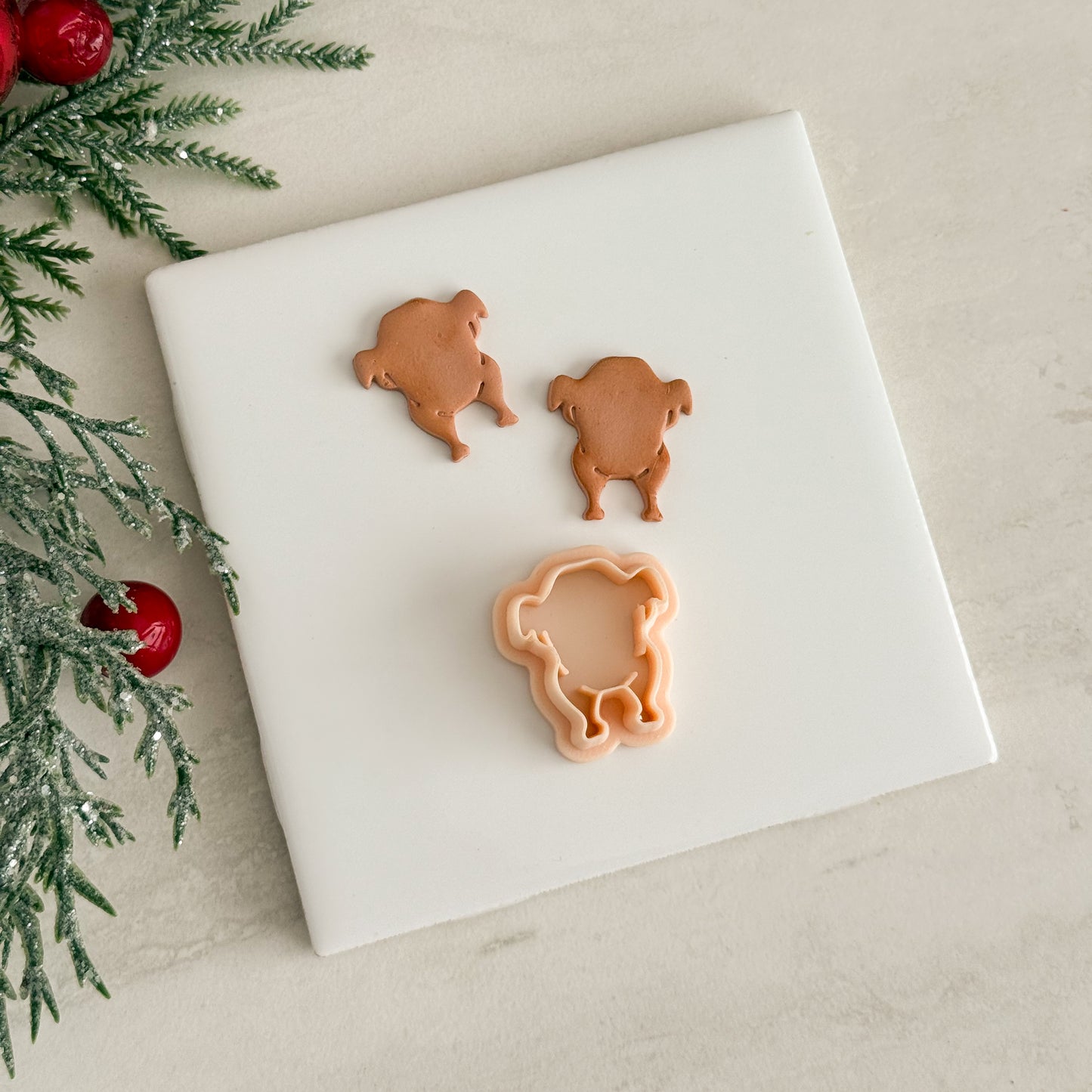 2025 Thanksgiving Turkey | Festive Polymer Clay Cutter