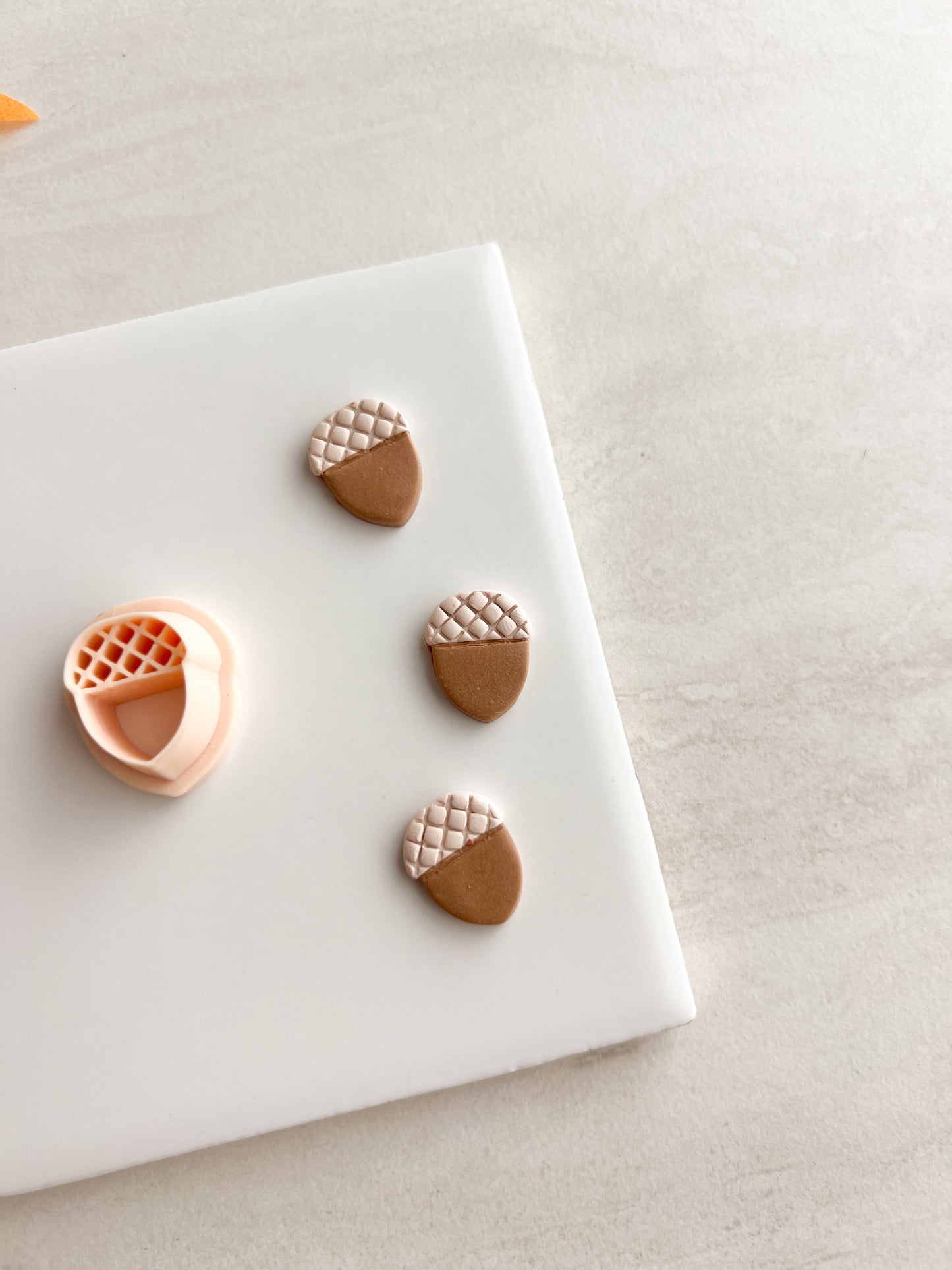 Acorn No. 3 Clay Cutter | Acorn No. 3 Polymer Clay Cutter for DIY Fall Earrings Nature-Themed Jewelry and Handmade Cute Accessories