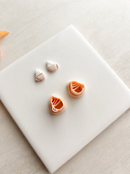 Pumpkin Spice Latte Clay Cutter | Pumpkin Spice Latte Polymer Clay Cutter for DIY Fall Earrings Coffee-Themed Jewelry and Handmade Autumn Accessories