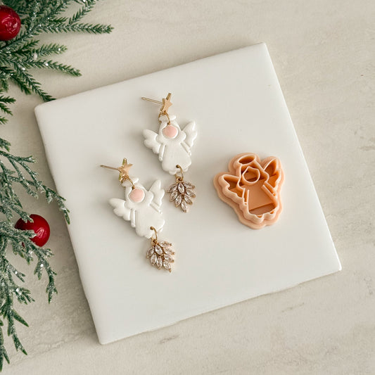 2025 Christmas Angel No. 1 | Christmas Festive Polymer Clay Cutter