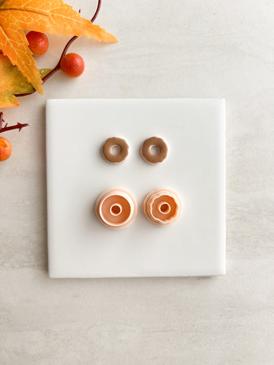 Donut No. 3 Clay Cutter | Donut No. 3 Polymer Clay Cutter for DIY Food Earrings Cute-Themed Jewelry and Handmade Fun Accessories