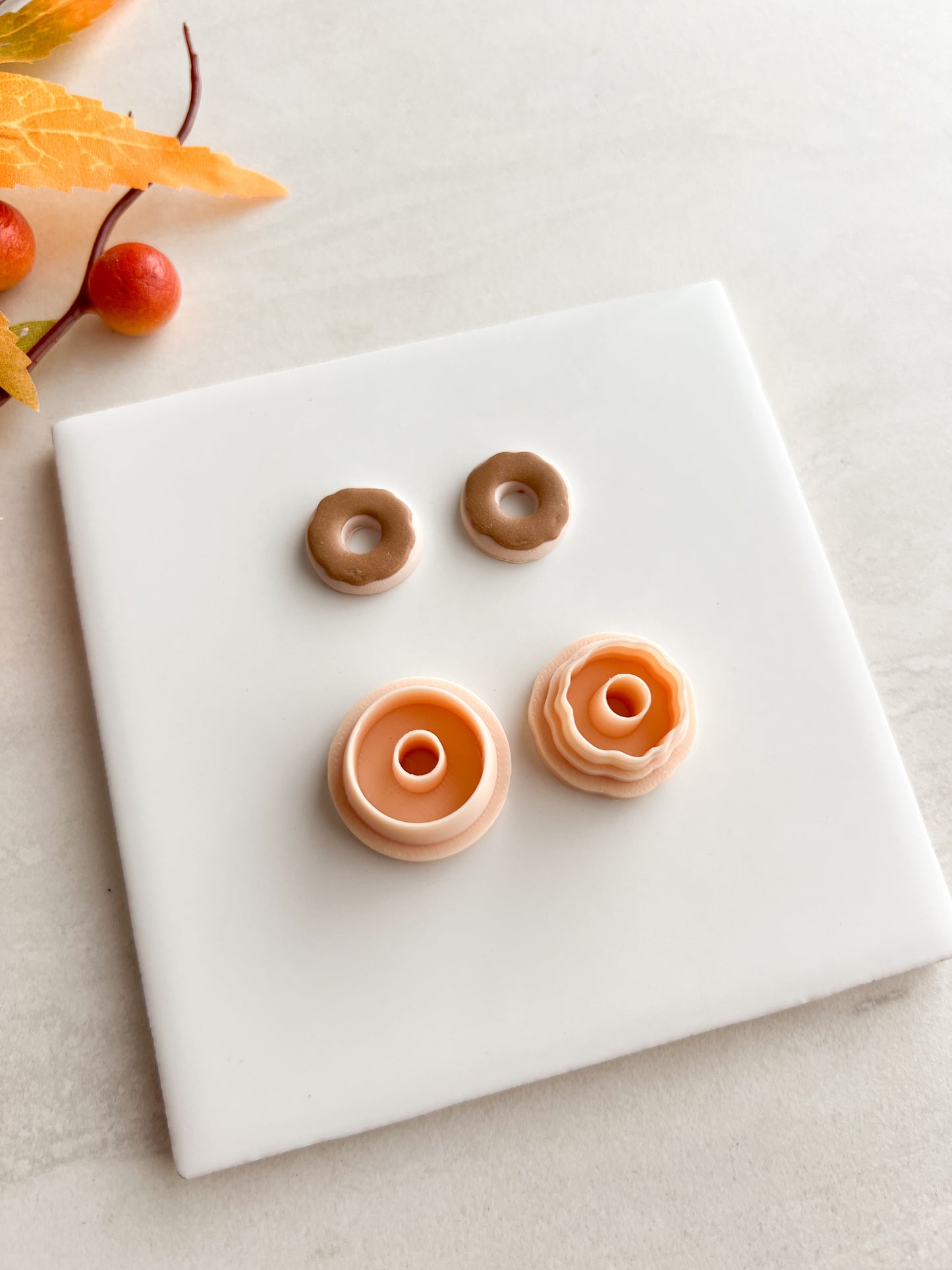 Donut No. 3 Clay Cutter | Donut No. 3 Polymer Clay Cutter for DIY Food Earrings Cute-Themed Jewelry and Handmade Fun Accessories