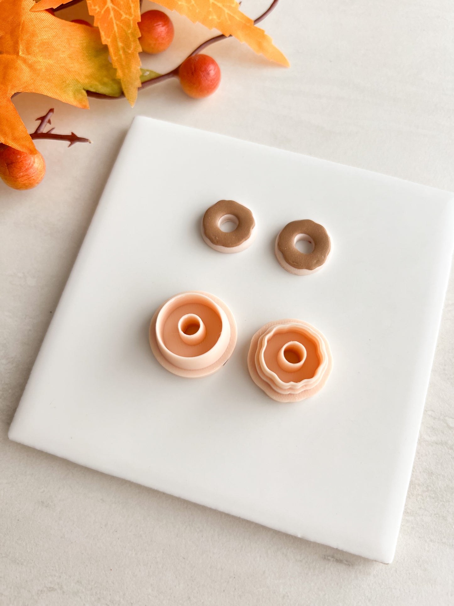 Donut No. 3 Clay Cutter | Donut No. 3 Polymer Clay Cutter for DIY Food Earrings Cute-Themed Jewelry and Handmade Fun Accessories