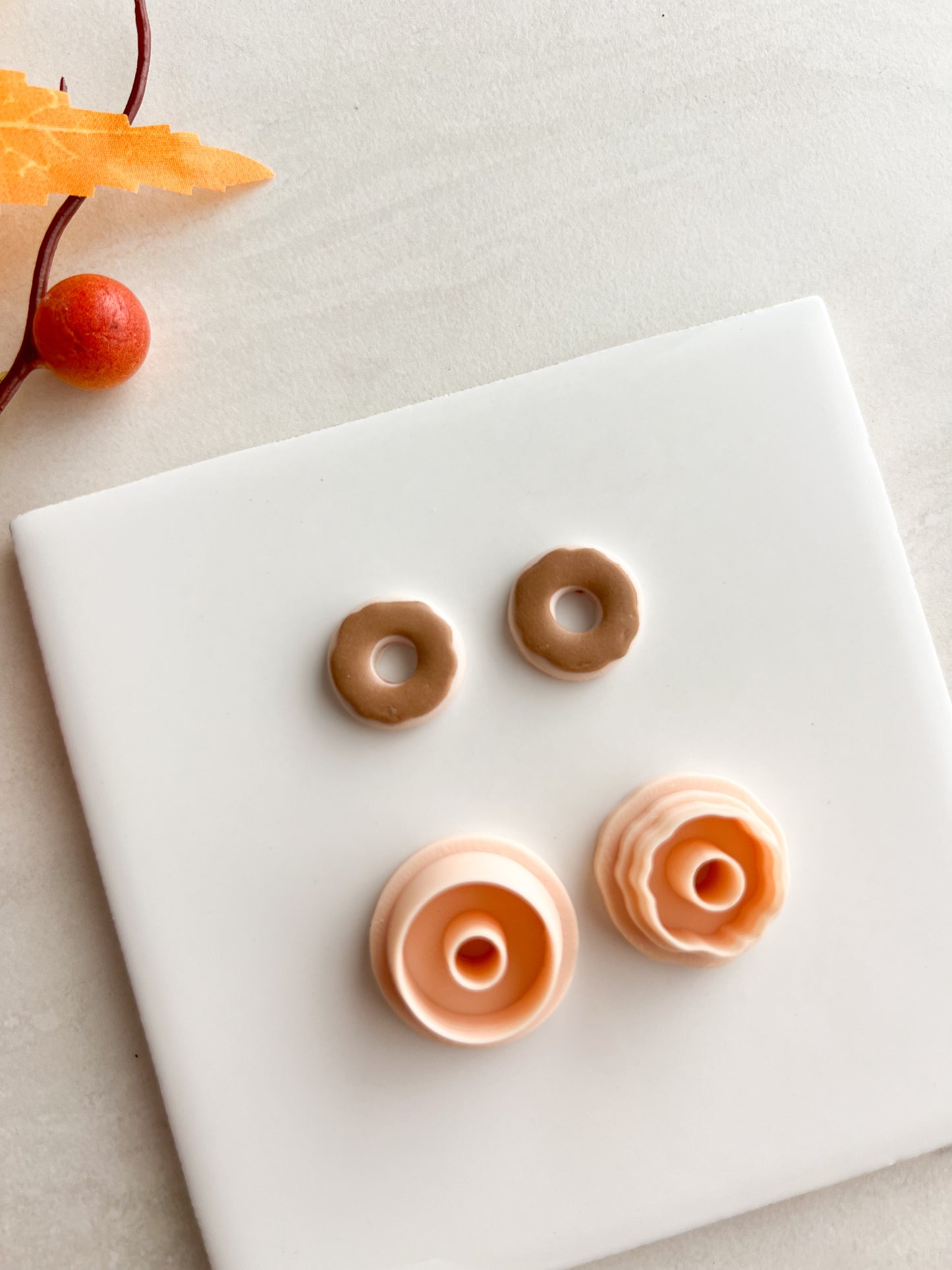 Donut No. 3 Clay Cutter | Donut No. 3 Polymer Clay Cutter for DIY Food Earrings Cute-Themed Jewelry and Handmade Fun Accessories