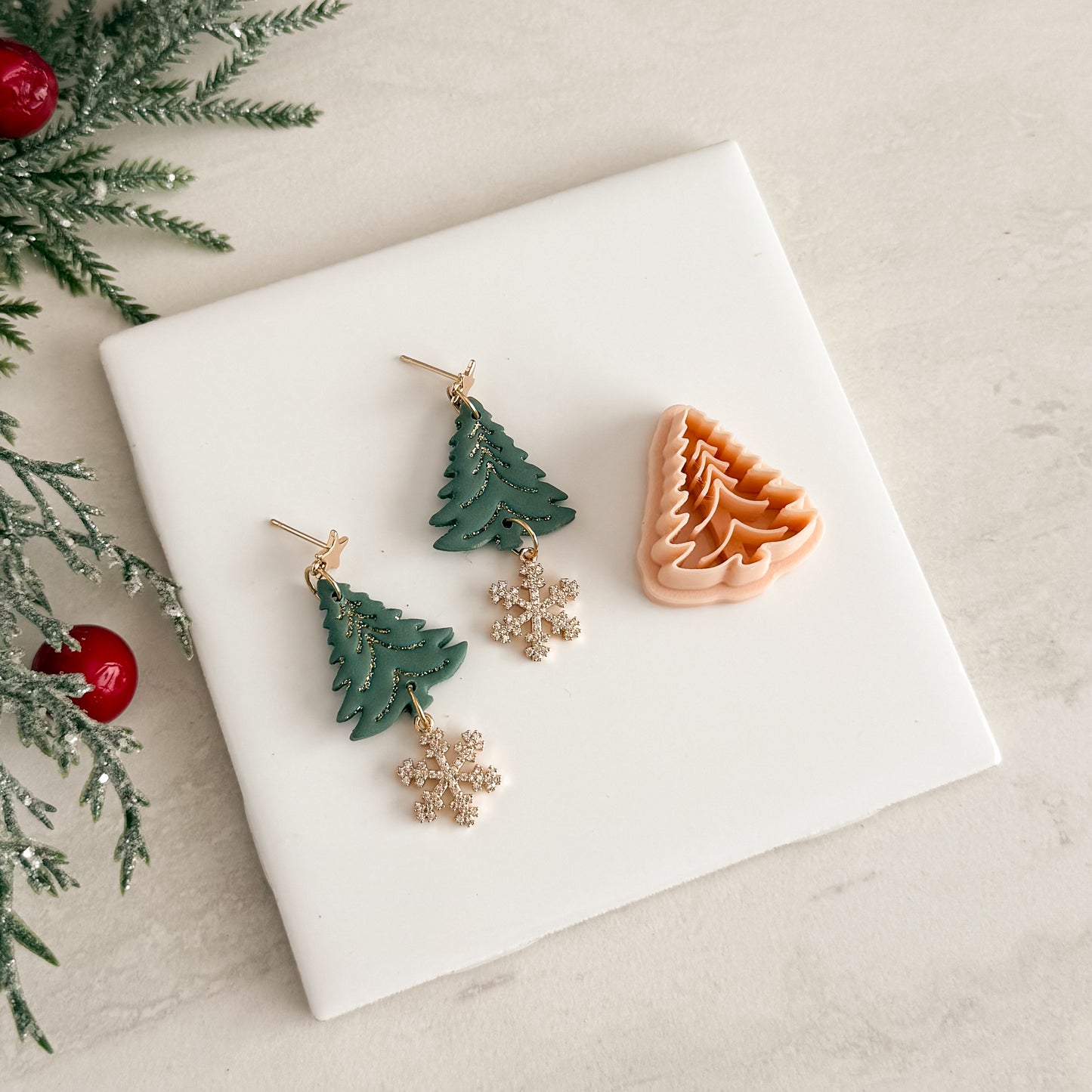 2025 Christmas Tree No. 1 | Festive Polymer Clay Cutters