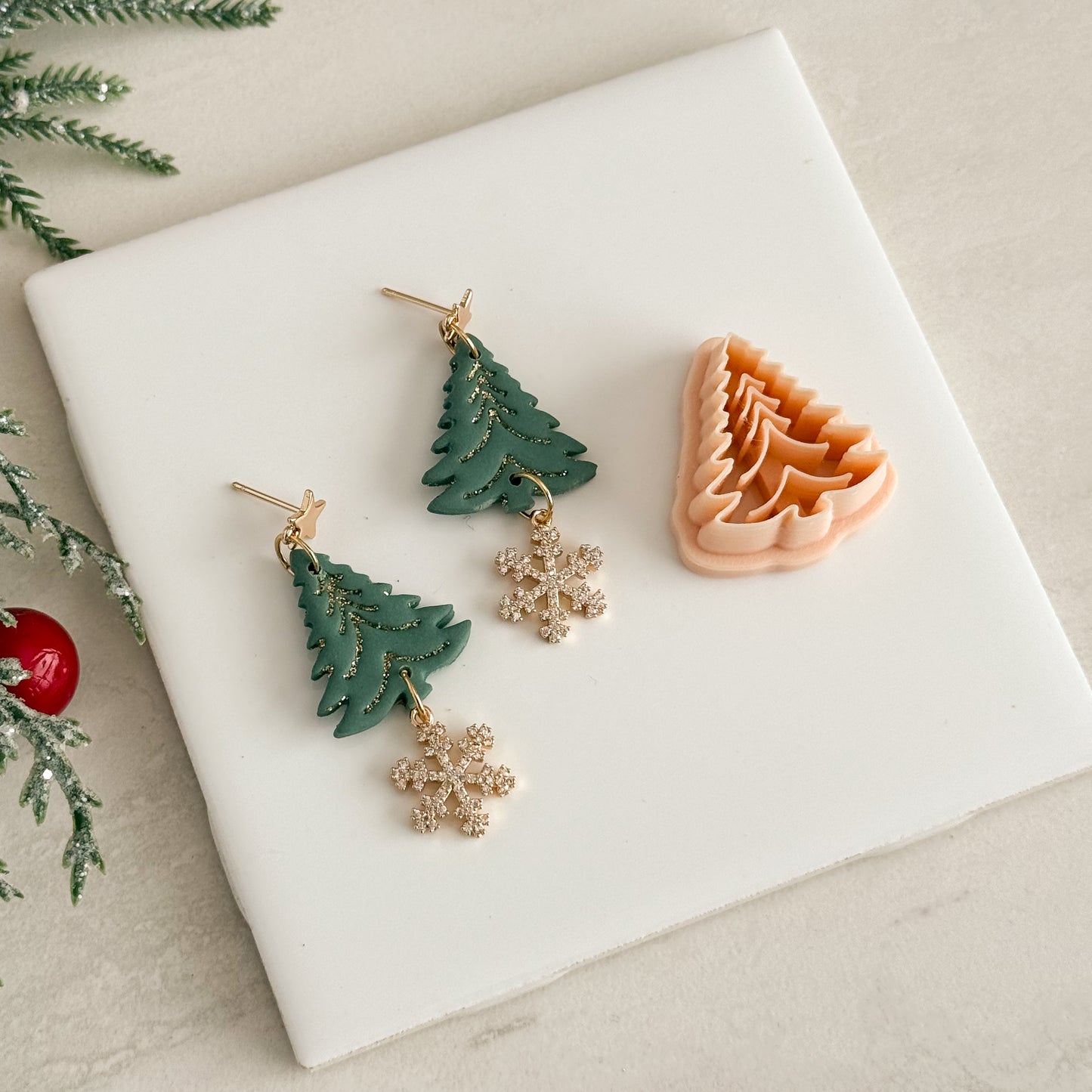 2025 Christmas Tree No. 1 | Festive Polymer Clay Cutters