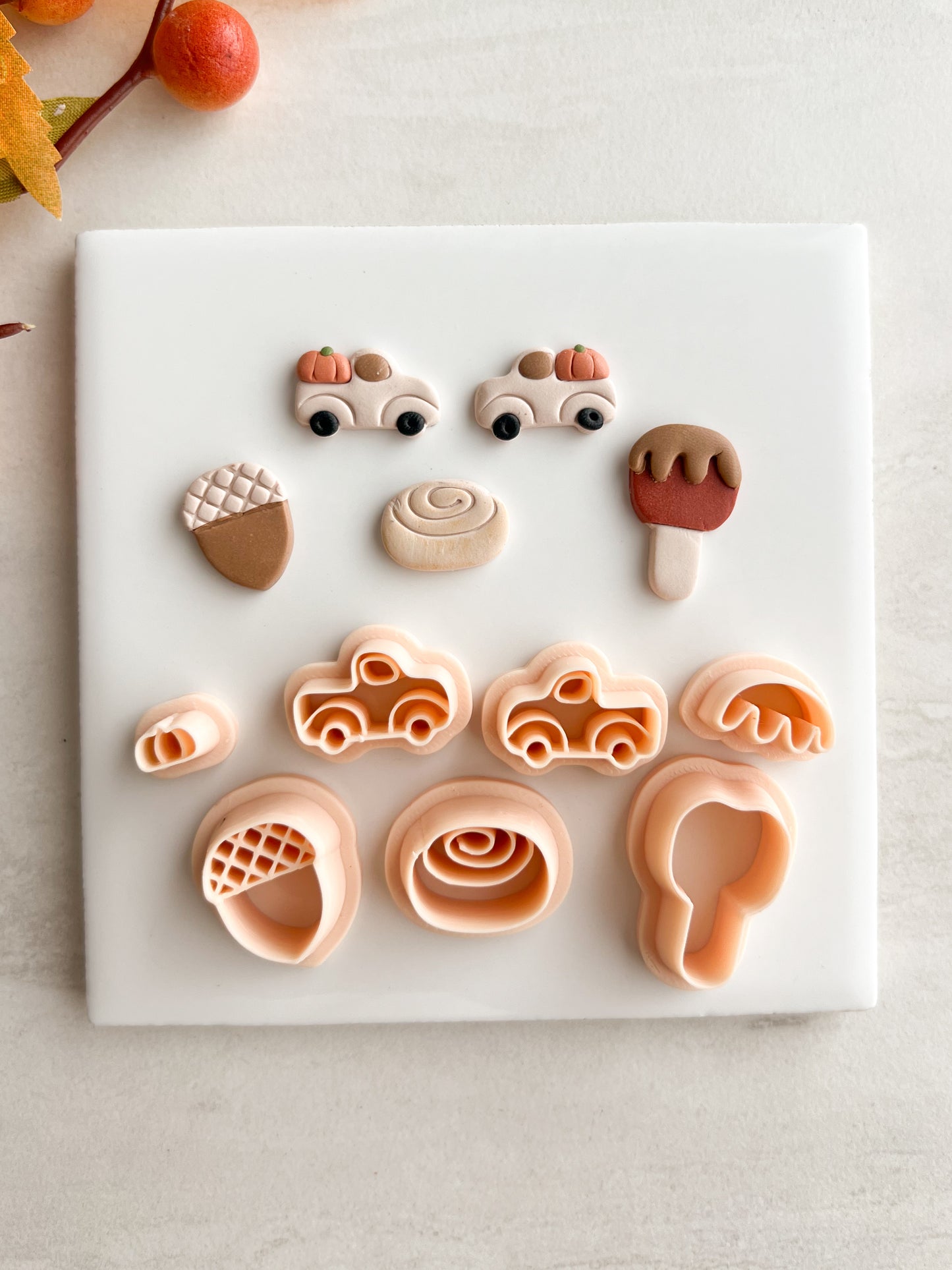 Cozy Stud Pack No. 1 Clay Cutter | Cozy Stud Pack No. 1 Polymer Clay Cutter Set for DIY Winter Earrings Cozy-Themed Jewelry and Handmade Seasonal Accessories