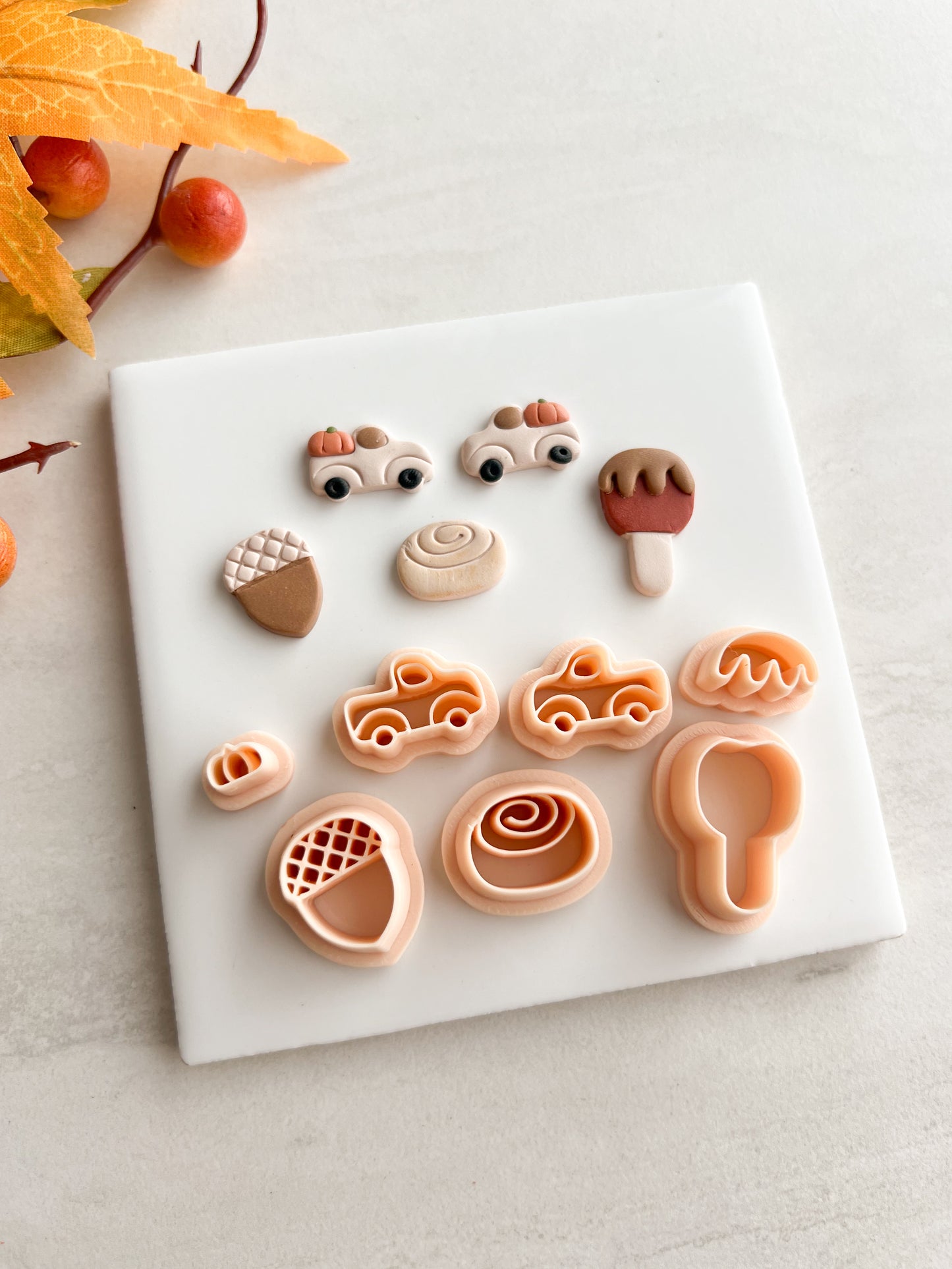 Cozy Stud Pack No. 1 Clay Cutter | Cozy Stud Pack No. 1 Polymer Clay Cutter Set for DIY Winter Earrings Cozy-Themed Jewelry and Handmade Seasonal Accessories