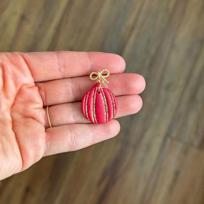 2025 Banded Ornament No. 1 | Christmas Tree Festive Polymer Clay Cutter