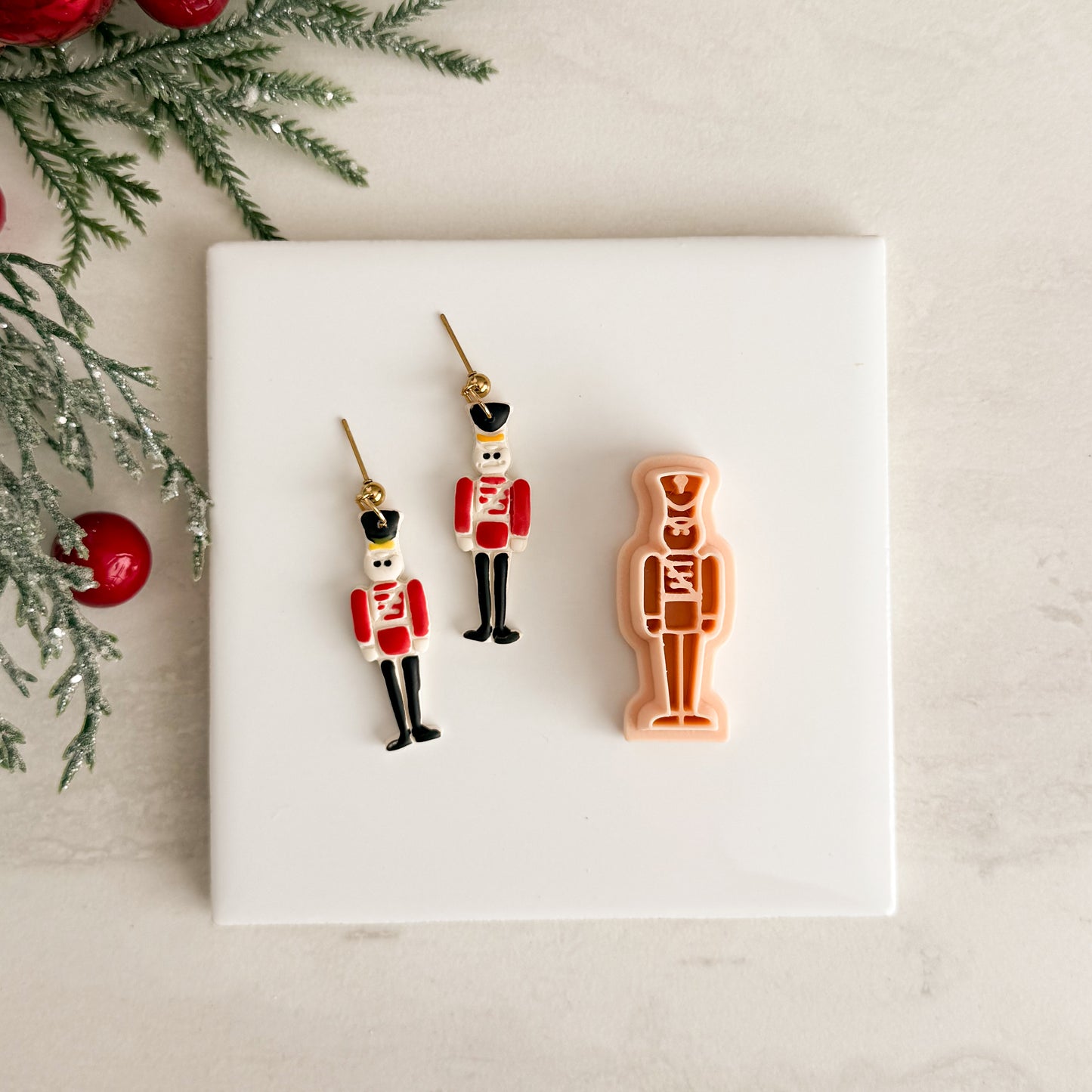 2025 Christmas Toy Soldier | Christmas Festive Polymer Clay Cutter Nostalgic