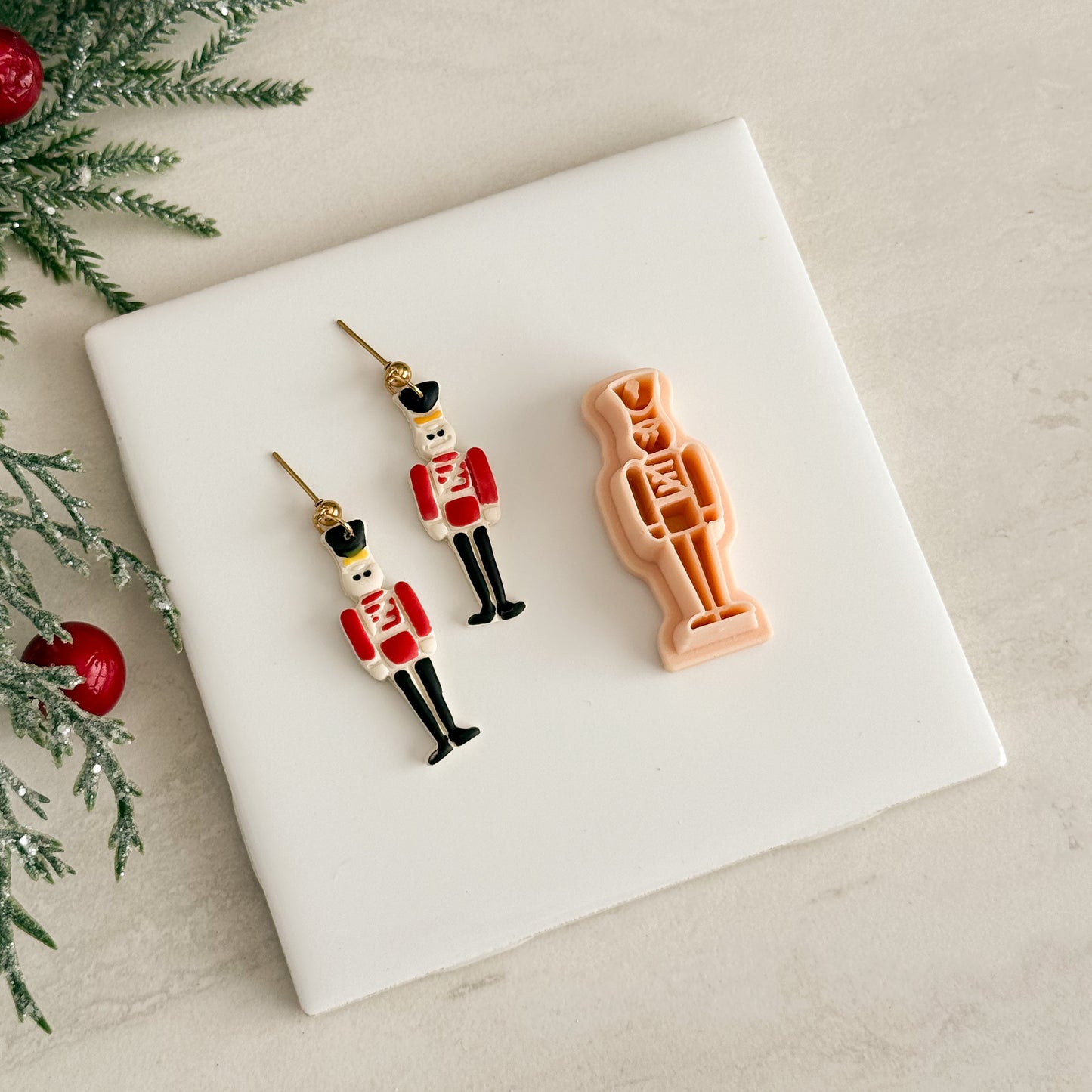 2025 Christmas Toy Soldier | Christmas Festive Polymer Clay Cutter Nostalgic