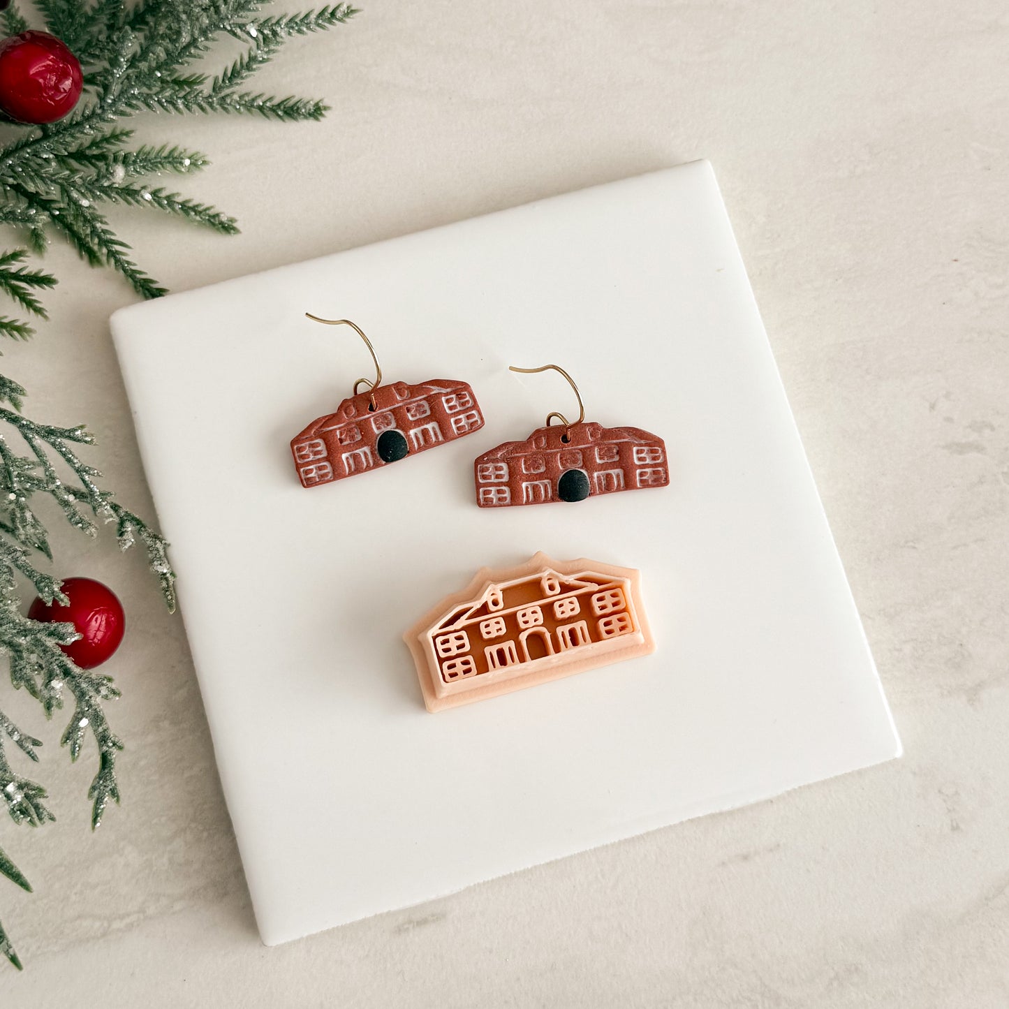 2025 Home Alone House | Festive Polymer Clay Cutter