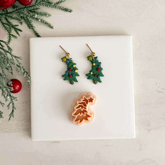 2025 Whoville Christmas Tree No. 1 | Festive Polymer Clay Cutter