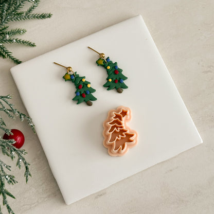 2025 Whoville Christmas Tree No. 1 | Festive Polymer Clay Cutter