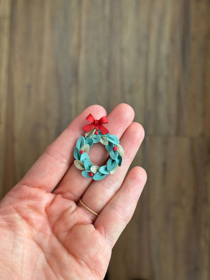 2025 Christmas Wreath No. 1 with Petal Maker | Festive Polymer Clay Cutters