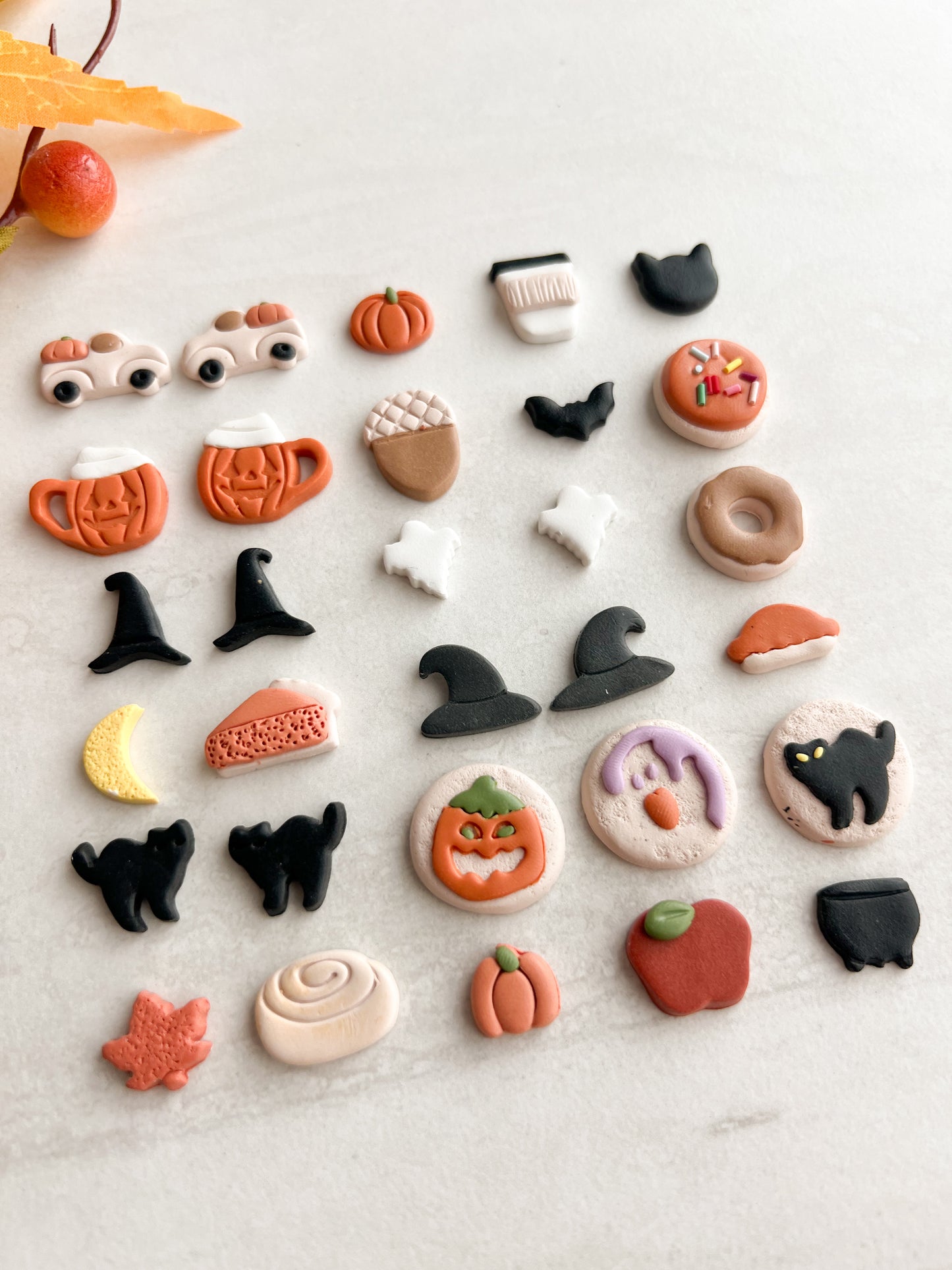 Fall Stud Bundle Set of 22 Clay Cutters | Fall Stud Bundle Set of 22 Polymer Clay Cutters for DIY Fall Earrings Seasonal-Themed Jewelry and Handmade Festive Accessories