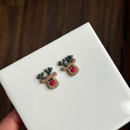 2025 Christmas Reindeer No. 1 | Festive Polymer Clay Cutters