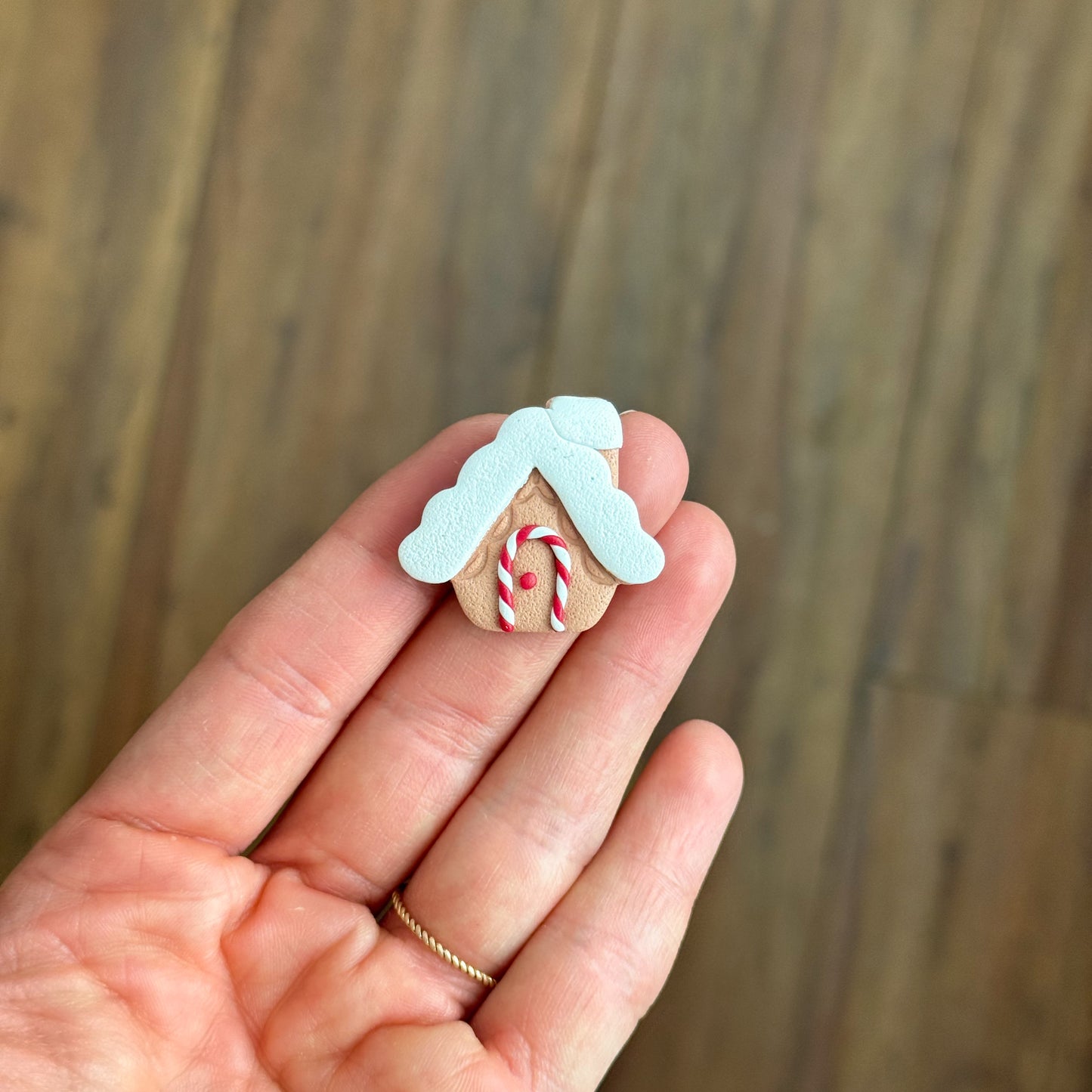 2025 Gingerbread House No. 5 | Festive Polymer Clay Cutters