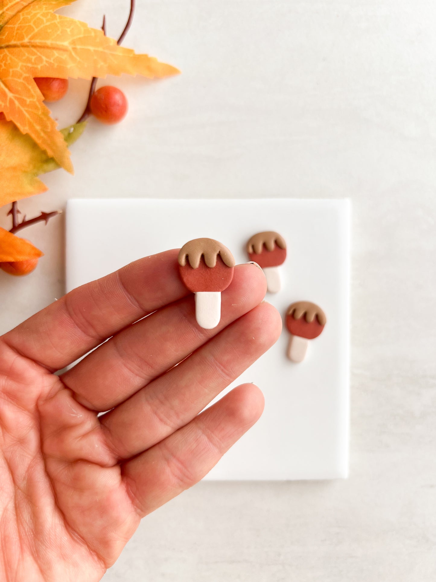 Caramel Apple Clay Cutter | Caramel Apple Polymer Clay Cutter for DIY Fall Earrings Food-Themed Jewelry and Handmade Cute Accessories