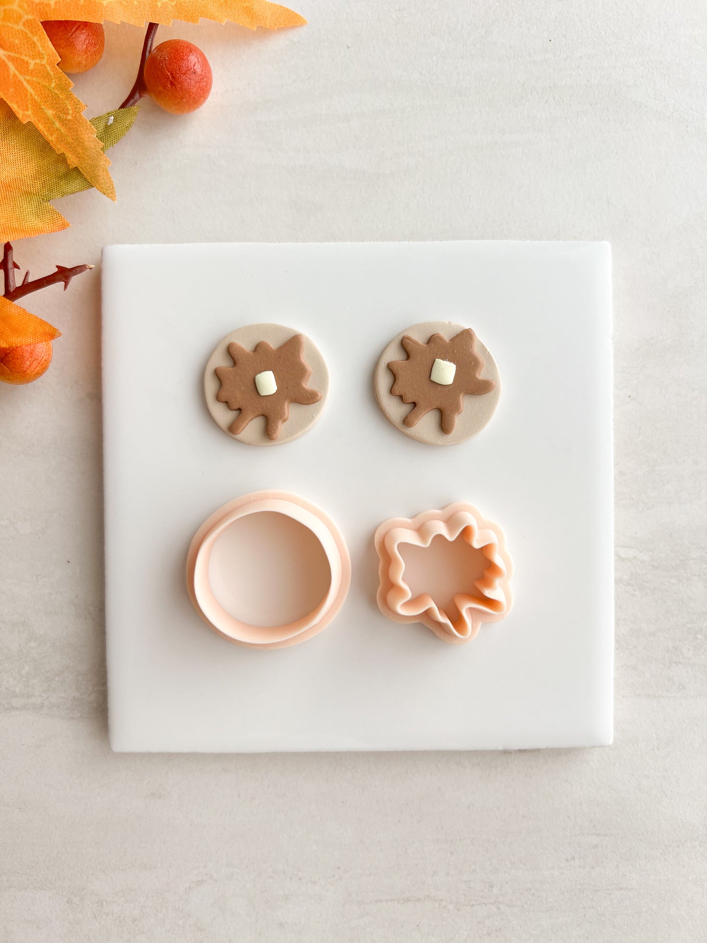 Pancake Clay Cutter | Pancake Polymer Clay Cutter for DIY Breakfast Earrings Food-Themed Jewelry and Handmade Cute Accessories