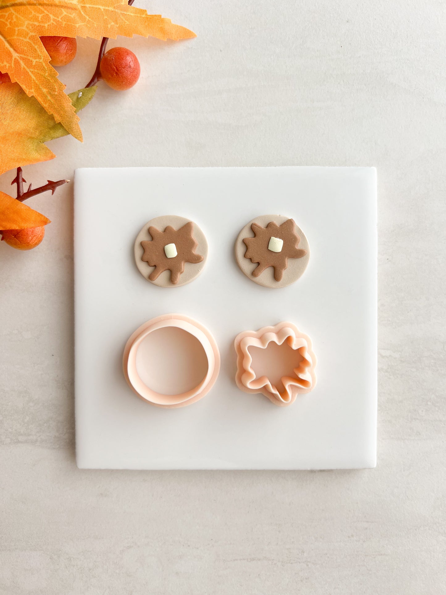Pancake Clay Cutter | Pancake Polymer Clay Cutter for DIY Breakfast Earrings Food-Themed Jewelry and Handmade Cute Accessories