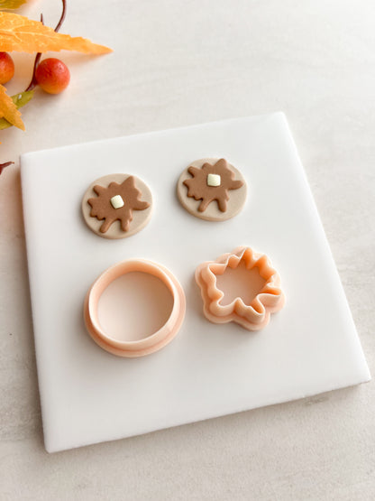 Pancake Clay Cutter | Pancake Polymer Clay Cutter for DIY Breakfast Earrings Food-Themed Jewelry and Handmade Cute Accessories