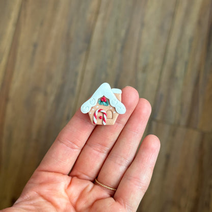 2025 Gingerbread House No. 6 | Festive Polymer Clay Cutters