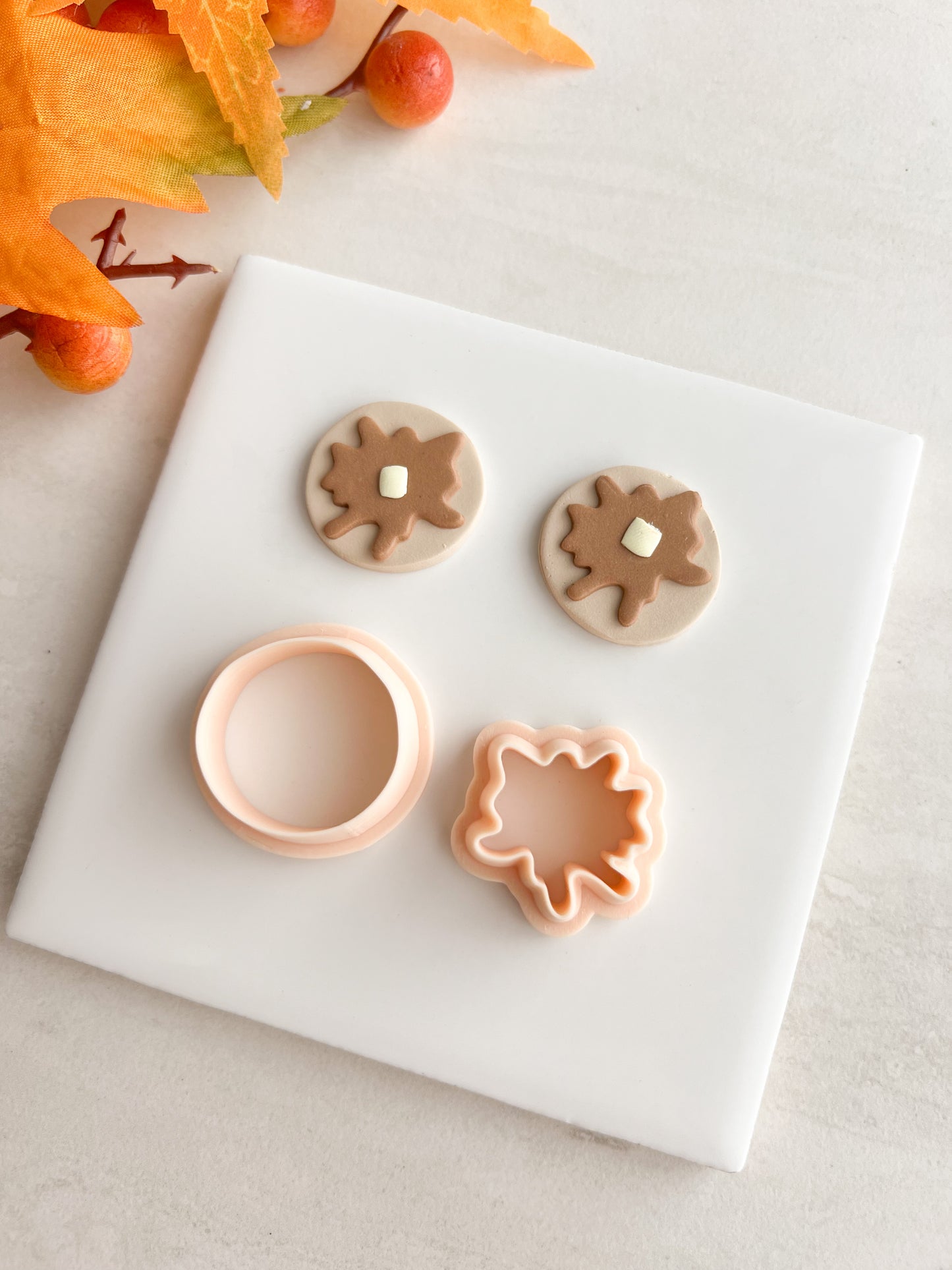 Pancake Clay Cutter | Pancake Polymer Clay Cutter for DIY Breakfast Earrings Food-Themed Jewelry and Handmade Cute Accessories