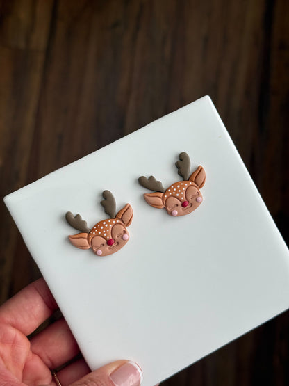2025 Christmas Reindeer | Festive Polymer Clay Cutters