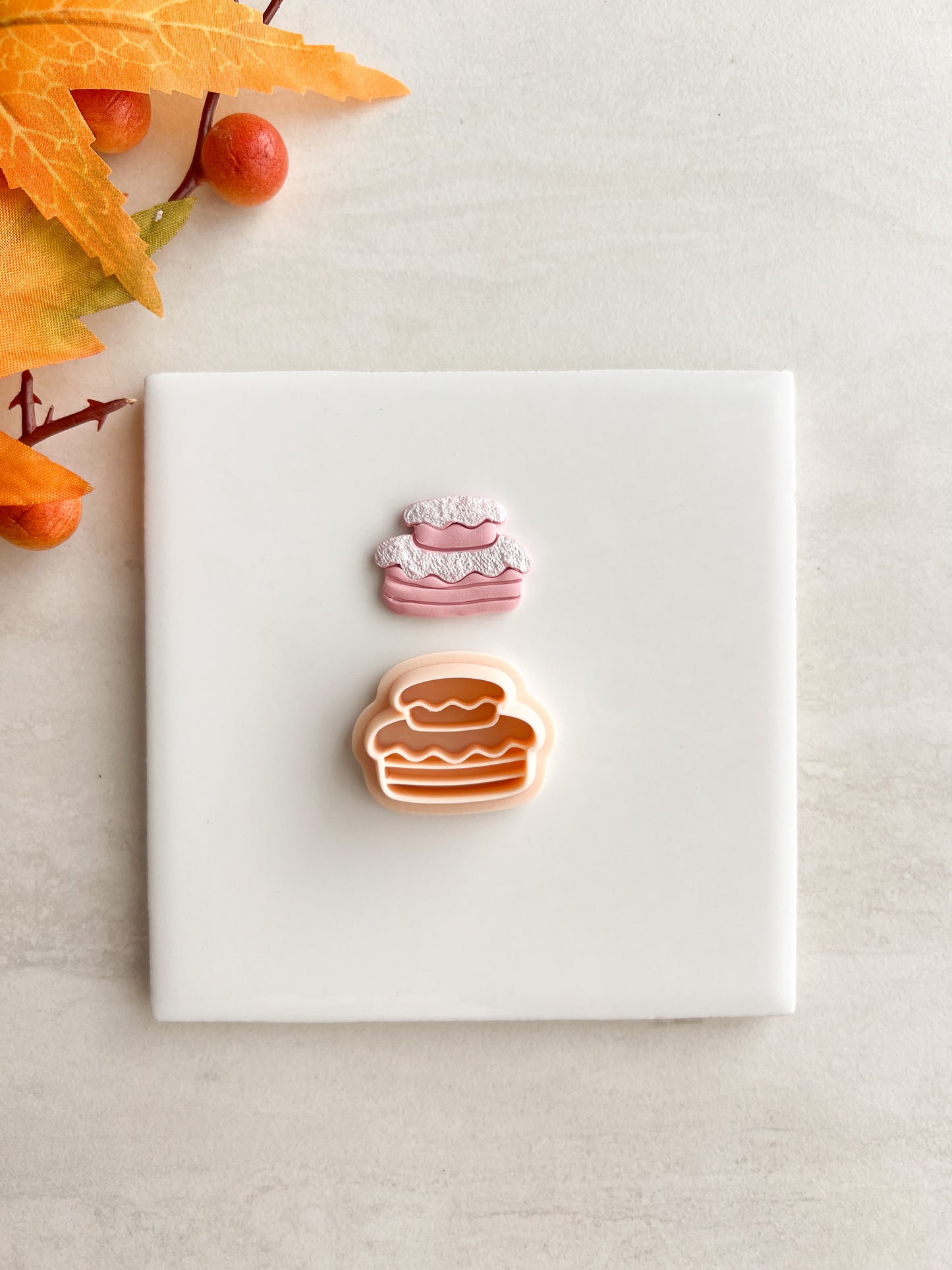 Cake Clay Cutter | Cake Polymer Clay Cutter for DIY Baking Earrings Sweet-Themed Jewelry and Handmade Dessert Accessories