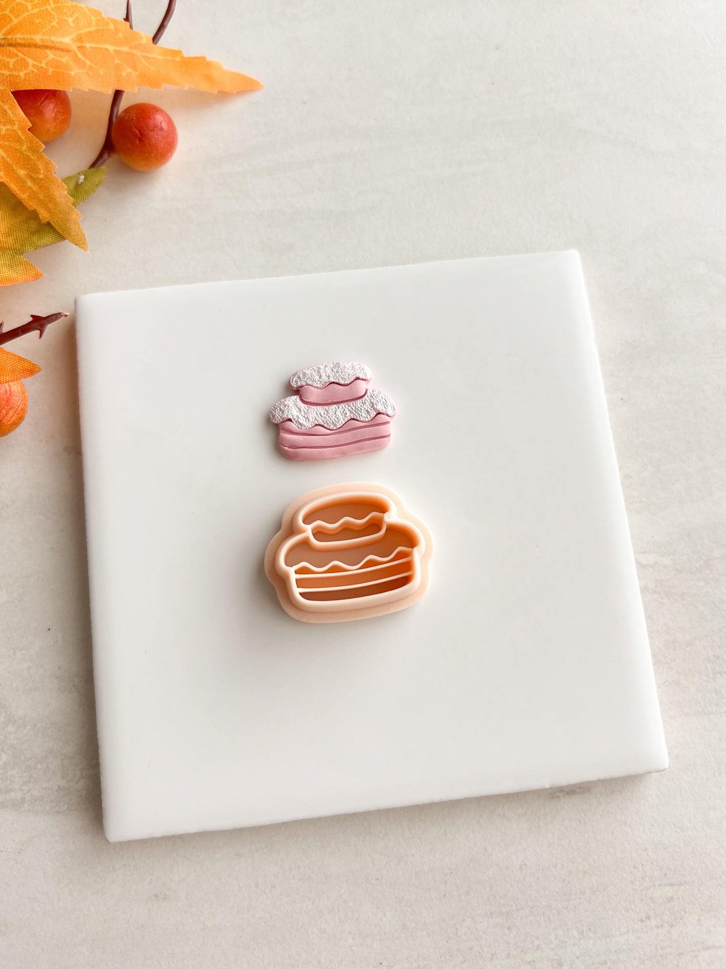 Cake Clay Cutter | Cake Polymer Clay Cutter for DIY Baking Earrings Sweet-Themed Jewelry and Handmade Dessert Accessories