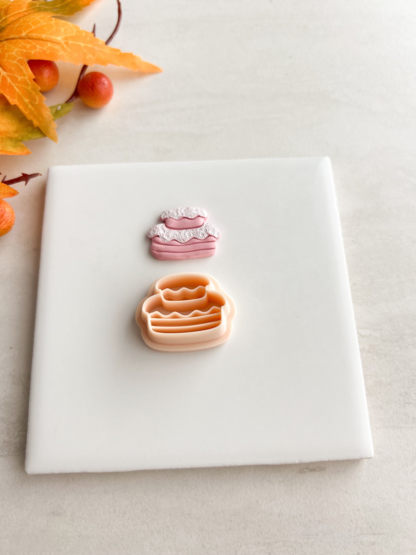 Cake Clay Cutter | Cake Polymer Clay Cutter for DIY Baking Earrings Sweet-Themed Jewelry and Handmade Dessert Accessories