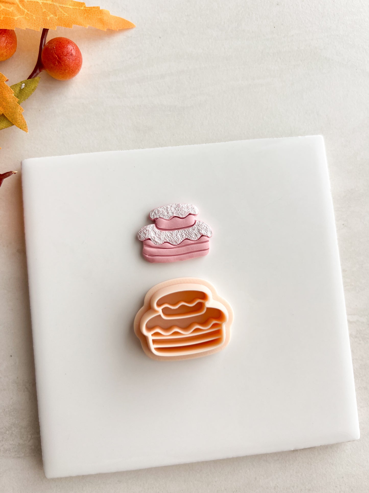 Cake Clay Cutter | Cake Polymer Clay Cutter for DIY Baking Earrings Sweet-Themed Jewelry and Handmade Dessert Accessories