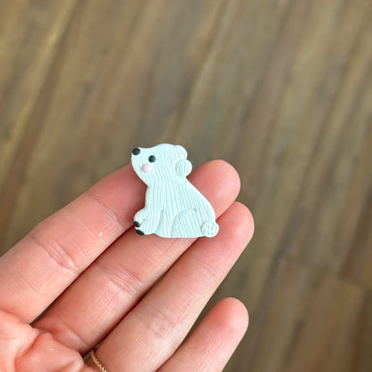 2025 Christmas Polar Bear | Festive Polymer Clay Cutter