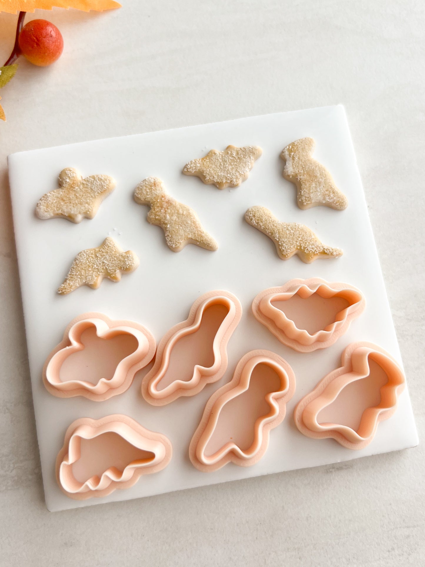 Dino Chicken Nuggets Clay Cutter Set | Dino Chicken Nuggets Polymer Clay Cutter Set for DIY Fun Earrings Food-Themed Jewelry and Handmade Cute Accessories
