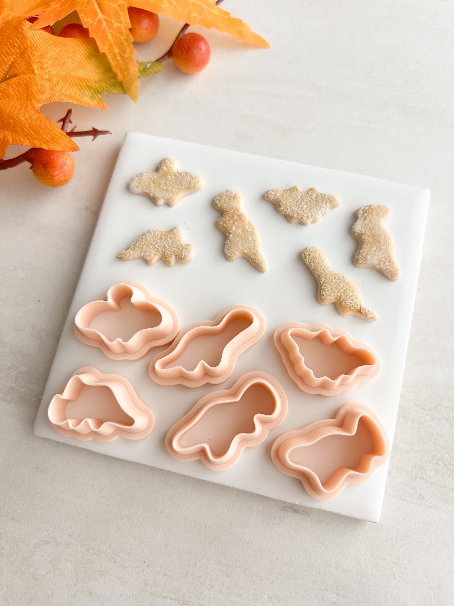 Dino Chicken Nuggets Clay Cutter Set | Dino Chicken Nuggets Polymer Clay Cutter Set for DIY Fun Earrings Food-Themed Jewelry and Handmade Cute Accessories