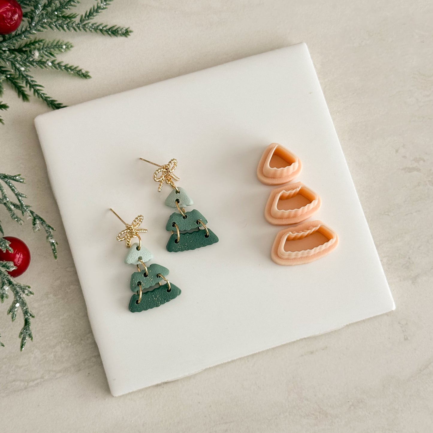 2025 Christmas Tree No. 2 | Festive Polymer Clay Cutters