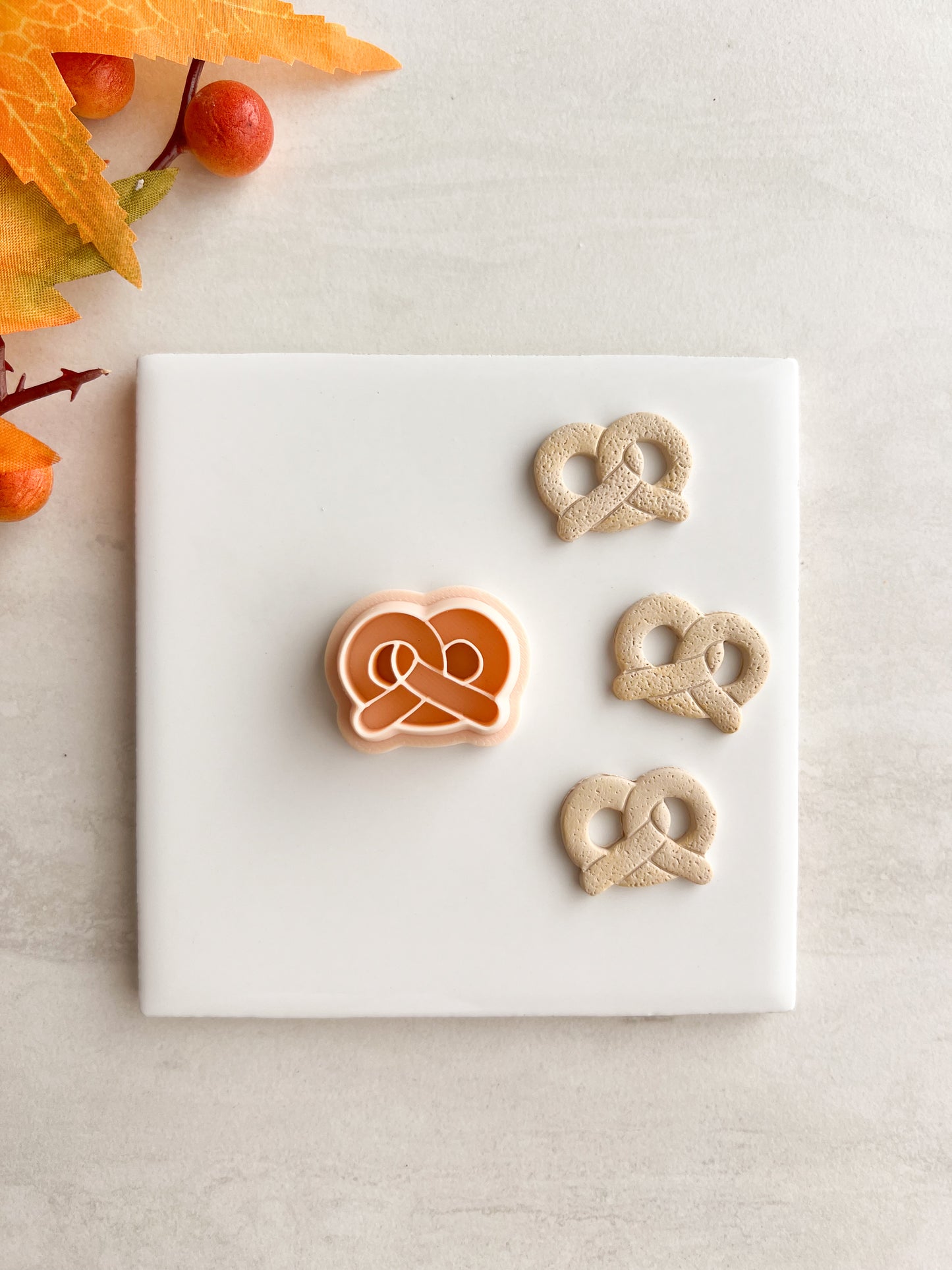 Pretzel Clay Cutter | Pretzel Polymer Clay Cutter for DIY Snack Earrings Food-Themed Jewelry and Handmade Cute Accessories